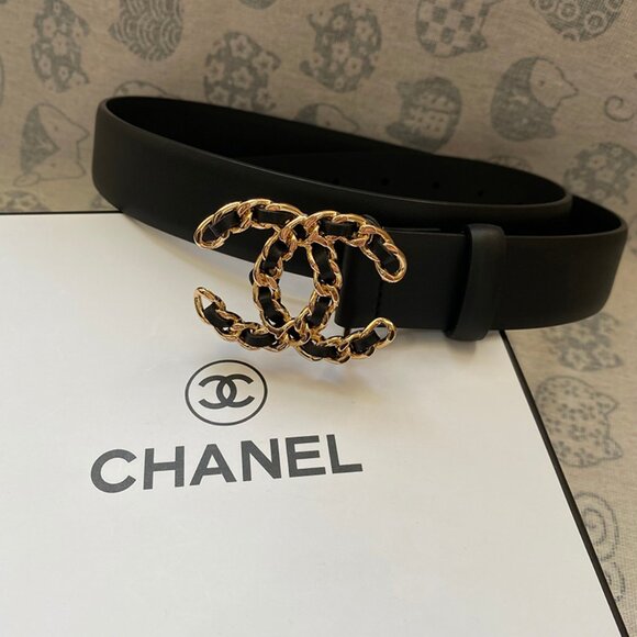 CHANEL Women's Double C-Buckle Belt - Picture 6 of 6